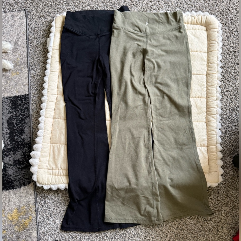 Old Navy Black High-Rise Flare Pants